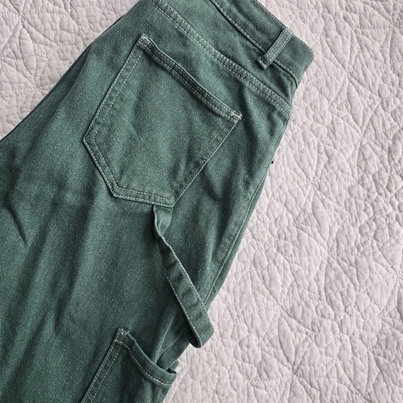 Lioness Princess Poly Miami Vice Wide Leg Cargo Style Pants Green - Picture 4 of 16